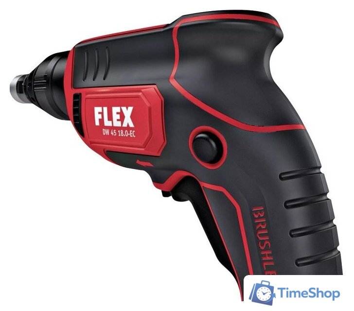 Шуруповерт для гипсокартона FLEX DW 45 18.0-EC M/2.5 Set 466824 (с 2-мя АКБ 2.5 Ач, кейс, насадка автоподачи) - Изображение №4 — Интернет-магазин Time-Shop