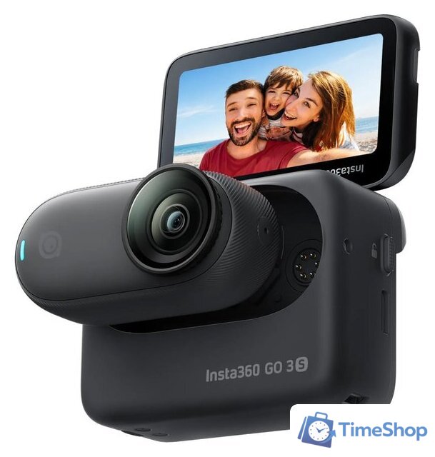 Экшен-камера Insta360 GO 3S 128GB (черный) - Изображение №1 — Интернет-магазин Time-Shop
