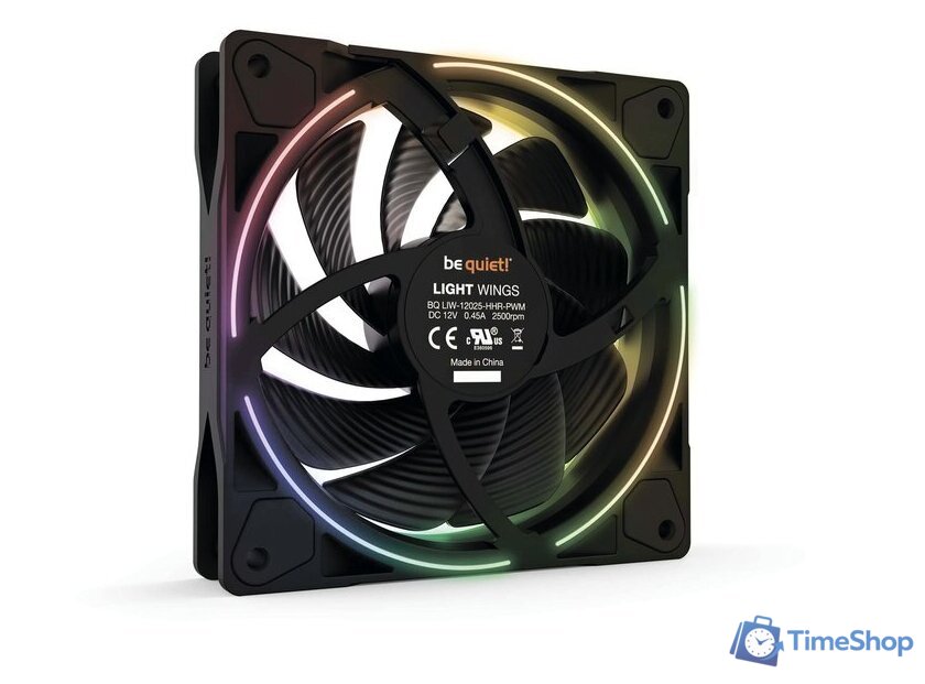 Комплект вентиляторов для корпуса с контроллером be quiet! Light Wings 120mm PWM High-Speed Triple-Pack BL077 - Изображение №4 — Интернет-магазин Time-Shop