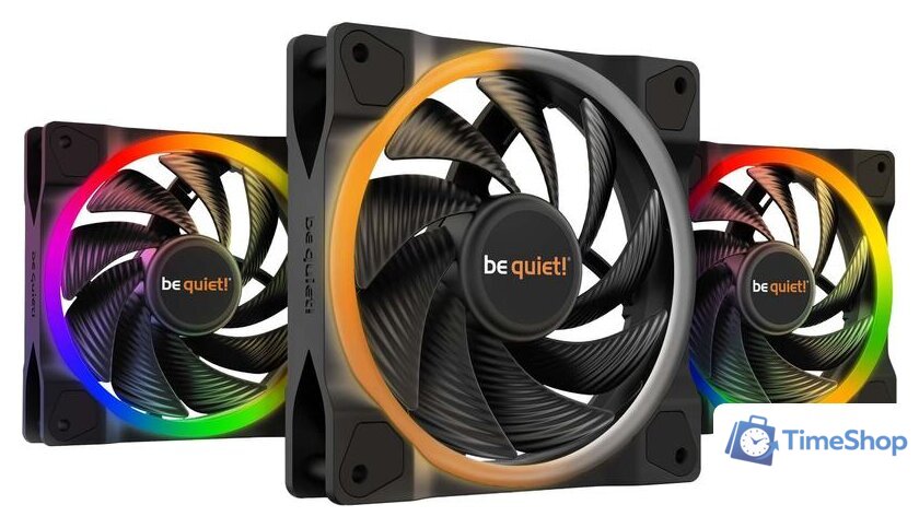 Комплект вентиляторов для корпуса с контроллером be quiet! Light Wings 120mm PWM High-Speed Triple-Pack BL077 - Изображение №1 — Интернет-магазин Time-Shop