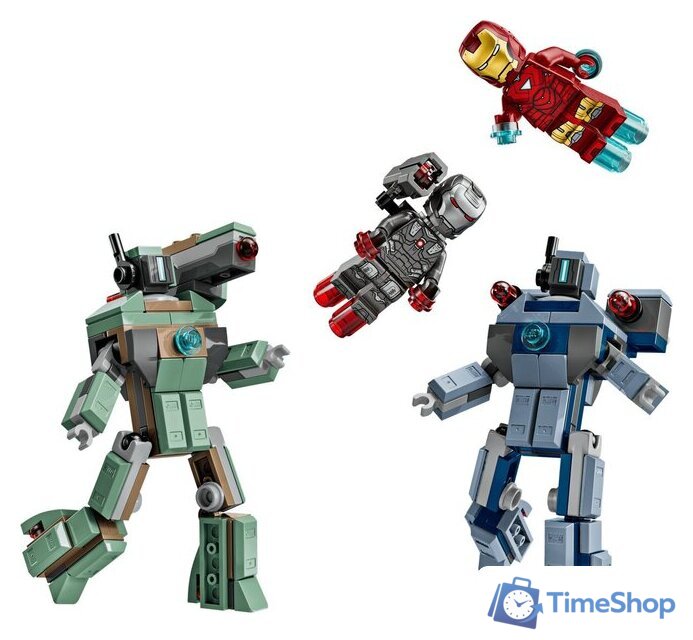 Конструктор LEGO Marvel Железный человек и боевая машина против дронов 76320 - Изображение №2 — Интернет-магазин Time-Shop