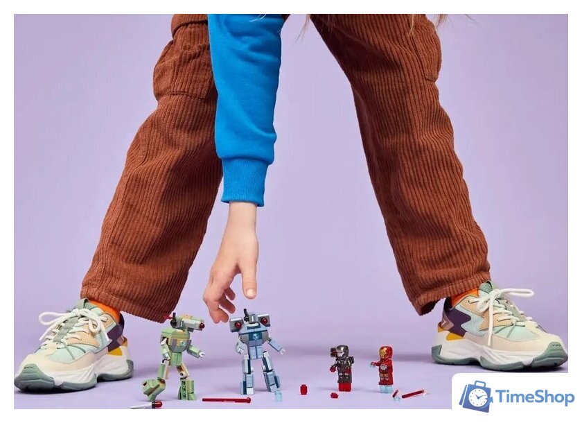 Конструктор LEGO Marvel Железный человек и боевая машина против дронов 76320 - Изображение №10 — Интернет-магазин Time-Shop