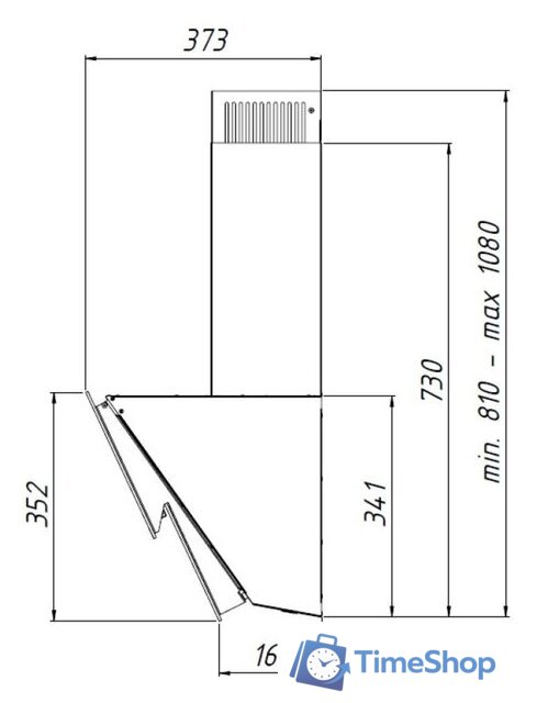 Кухонная вытяжка Akpo Balance Pro 60 Wk-9 (черный) - Изображение №3 — Интернет-магазин Time-Shop