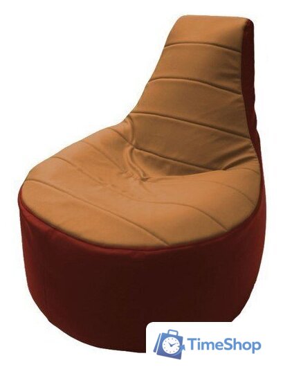 Кресло-мешок Flagman Трон Т1.3-34 (оранжевый/красный) - Изображение №1 — Интернет-магазин Time-Shop