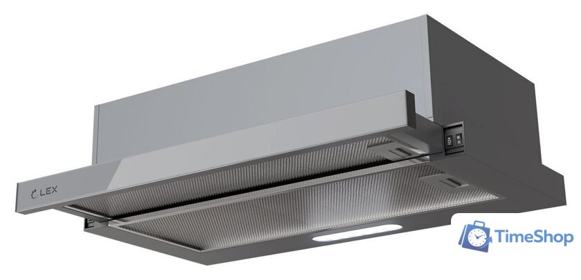 Кухонная вытяжка LEX Hubble G 600 Grey (серый) - Изображение №1 — Интернет-магазин Time-Shop