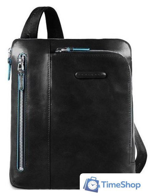 Мужская сумка Piquadro Blue Square CA1816B2/N (черный) - Изображение №1 — Интернет-магазин Time-Shop