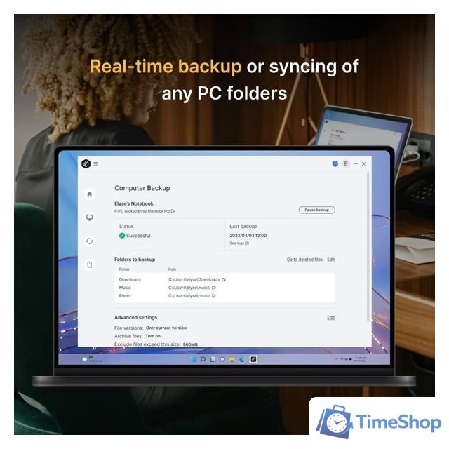 Внешний накопитель Synology BeeDrive 1TB BDS70-1T - Изображение №8 — Интернет-магазин Time-Shop