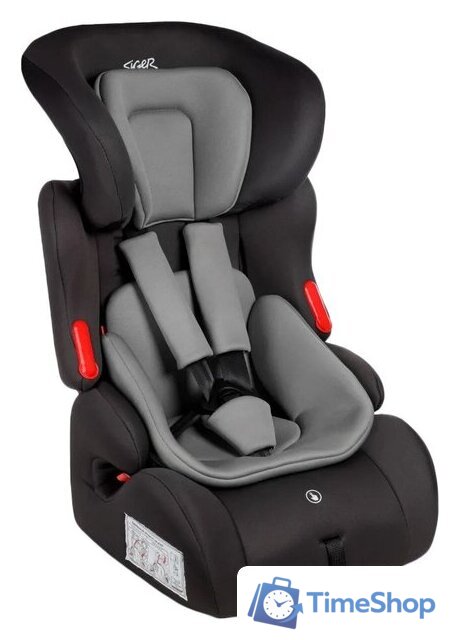 Детское автокресло Siger Космо Lux KRES4031 (темно-серый) - Изображение №1 — Интернет-магазин Time-Shop