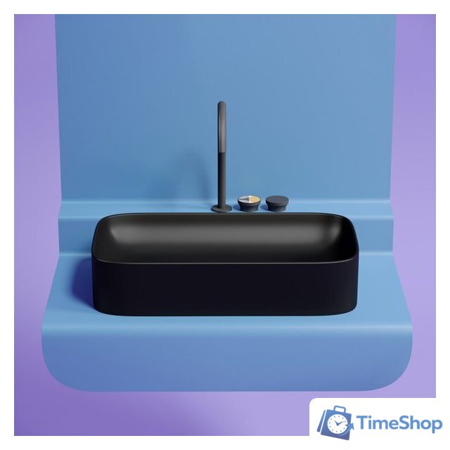 Умывальник Ceramica Nova Element CN6054MB (черный матовый) - Изображение №4 — Интернет-магазин Time-Shop
