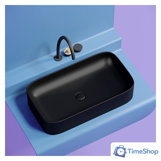 Умывальник Ceramica Nova Element CN6054MB (черный матовый) - Изображение №6 — Интернет-магазин Time-Shop