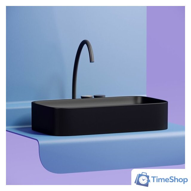 Умывальник Ceramica Nova Element CN6054MB (черный матовый) - Изображение №7 — Интернет-магазин Time-Shop