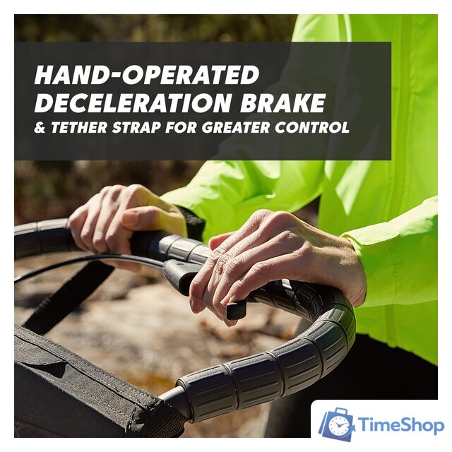 Коляска прогулочная «книга» Baby Jogger Summit X3 (midnight black) - Изображение №3 — Интернет-магазин Time-Shop