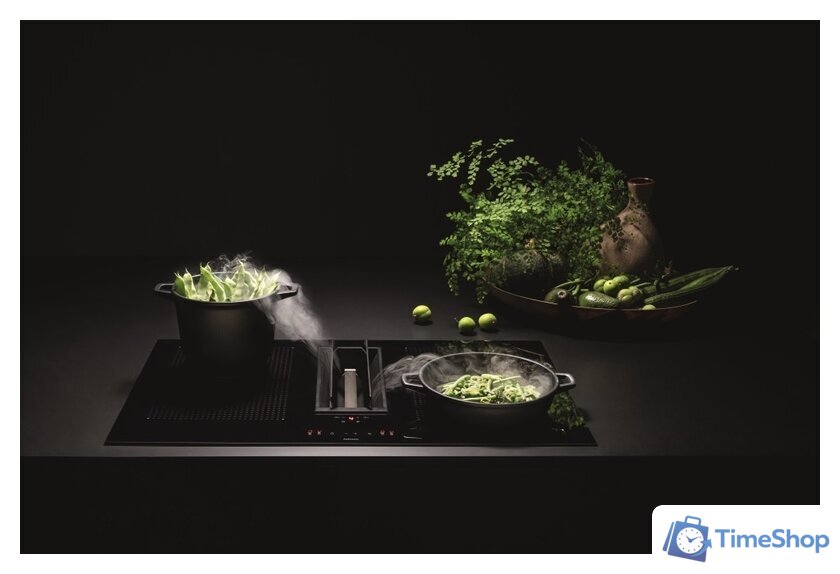 Варочная панель Falmec Quantum Design+ 90 600 м3/ч (черный) - Изображение №2 — Интернет-магазин Time-Shop