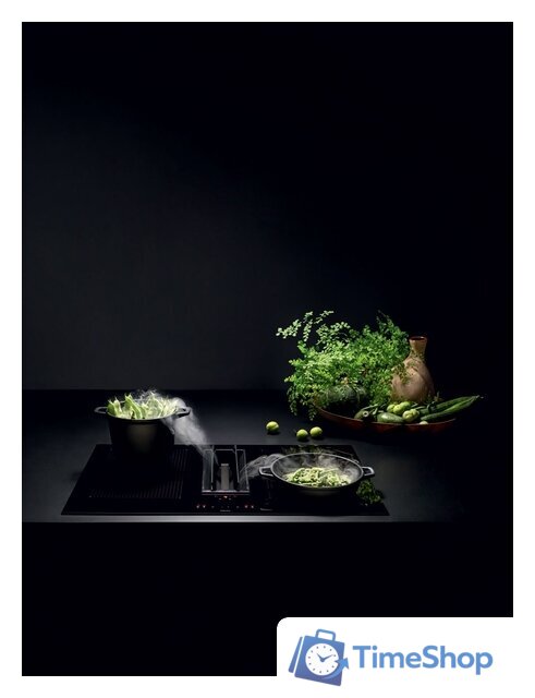 Варочная панель Falmec Quantum Design+ 90 600 м3/ч (черный) - Изображение №3 — Интернет-магазин Time-Shop