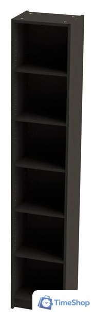 Стеллаж Mio Tesoro Варма 40 (шпон ясень, черный) - Изображение №1 — Интернет-магазин Time-Shop