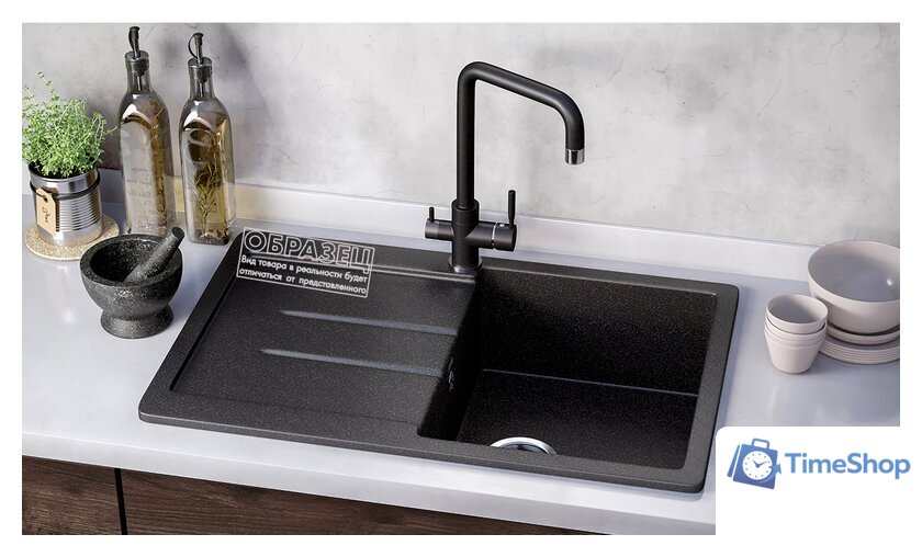 Кухонная мойка Ulgran U-507 (345 шоколад) - Изображение №3 — Интернет-магазин Time-Shop