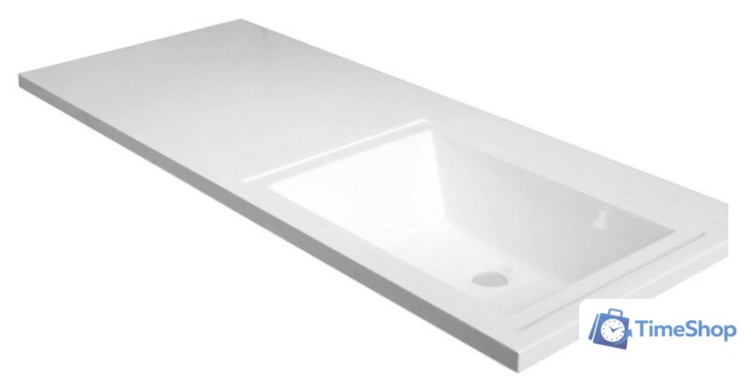 Умывальник Эстет Даллас 110, правая (белый) - Изображение №1 — Интернет-магазин Time-Shop