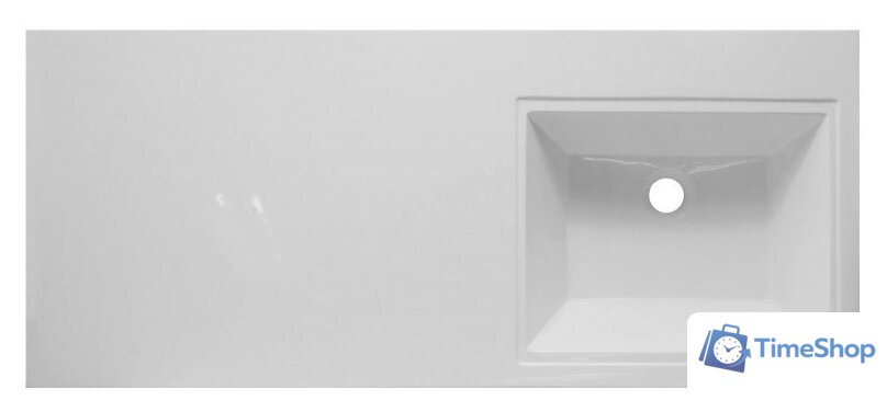 Умывальник Эстет Даллас 110, правая (белый) - Изображение №2 — Интернет-магазин Time-Shop