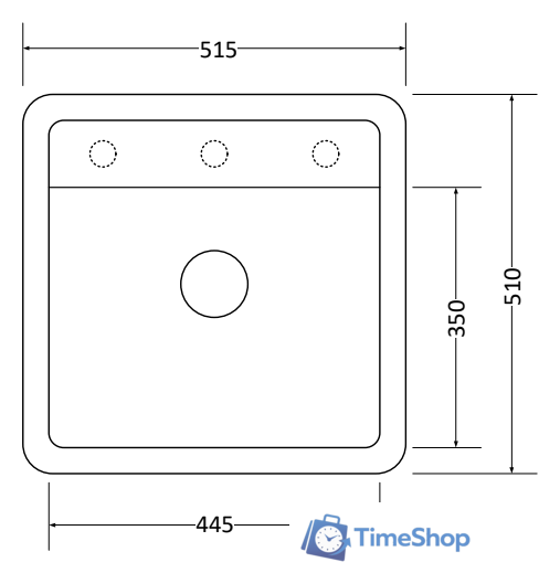 Кухонная мойка ZorG Como 51 (белый камень) - Изображение №2 — Интернет-магазин Time-Shop