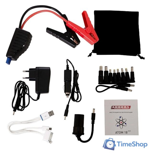 Портативное пусковое устройство Aurora Atom 18 evolution - Изображение №5 — Интернет-магазин Time-Shop