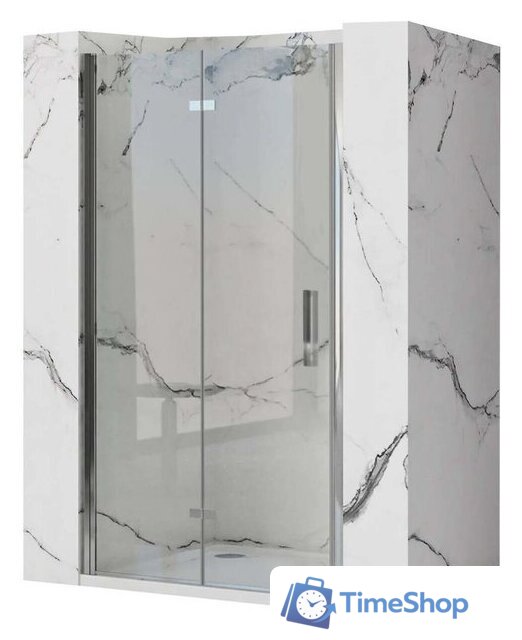 Душевая дверь Rea Molier 100 REA-K6371 (хром/прозрачное стекло) - Изображение №1 — Интернет-магазин Time-Shop