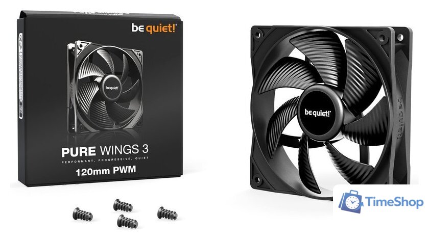 Вентилятор для корпуса be quiet! Pure Wings 3 120mm PWM BL105 - Изображение №3 — Интернет-магазин Time-Shop