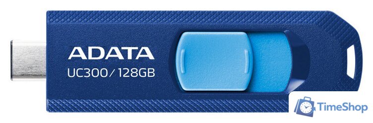 USB Flash ADATA UC300 128GB (синий/голубой) - Изображение №1 — Интернет-магазин Time-Shop