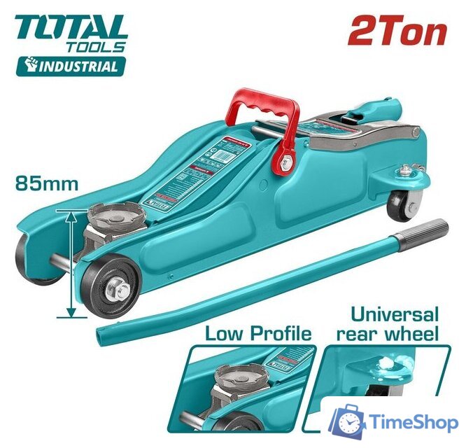 Подкатной домкрат Total THT10822 2т - Изображение №1 — Интернет-магазин Time-Shop