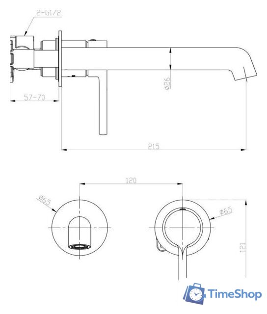 Смеситель Raglo R20.11.03 - Изображение №6 — Интернет-магазин Time-Shop