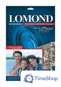 Фотобумага Lomond Полуглянцевая A4 260 г/кв.м. 20 листов (1103301) - Изображение №1 — Интернет-магазин Time-Shop