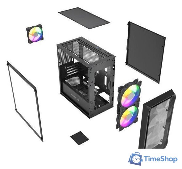 Корпус Powercase Mistral Micro A3B ARGB V2 CMMAB-A3-V2 - Изображение №8 — Интернет-магазин Time-Shop