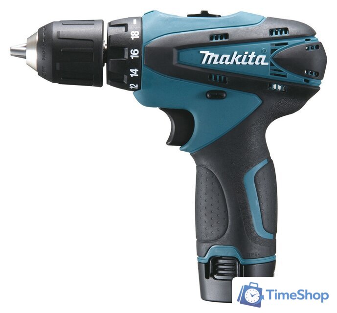 Дрель-шуруповерт Makita DF330DWE (с 2-мя АКБ, кейс) - Изображение №1 — Интернет-магазин Time-Shop