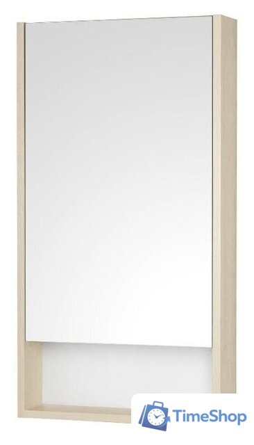  Акватон Шкаф с зеркалом Сканди 45 1A252002SDB20 (белый/дуб верона) - Изображение №1 — Интернет-магазин Time-Shop
