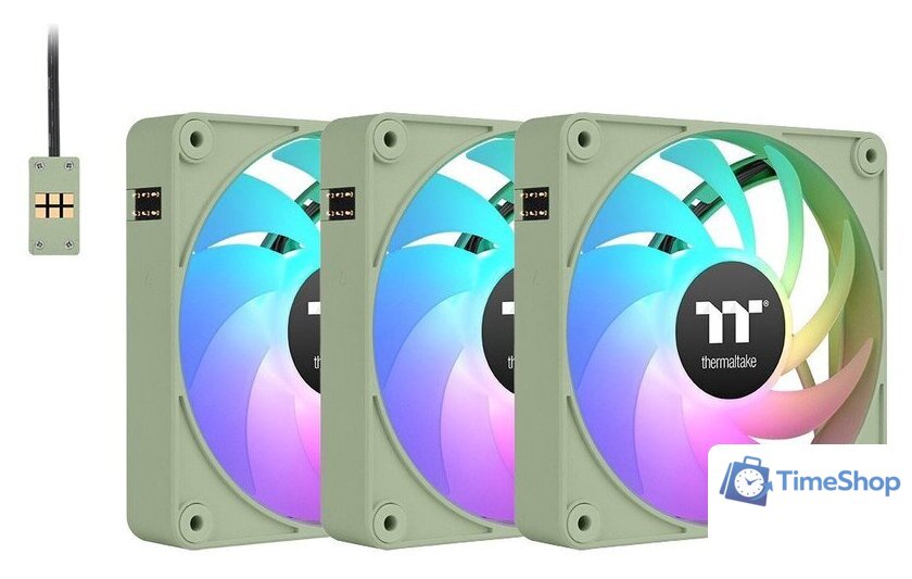 Комплект вентиляторов для корпуса Thermaltake CT140 EX ARGB CL-F197-PL14MG-A - Изображение №1 — Интернет-магазин Time-Shop