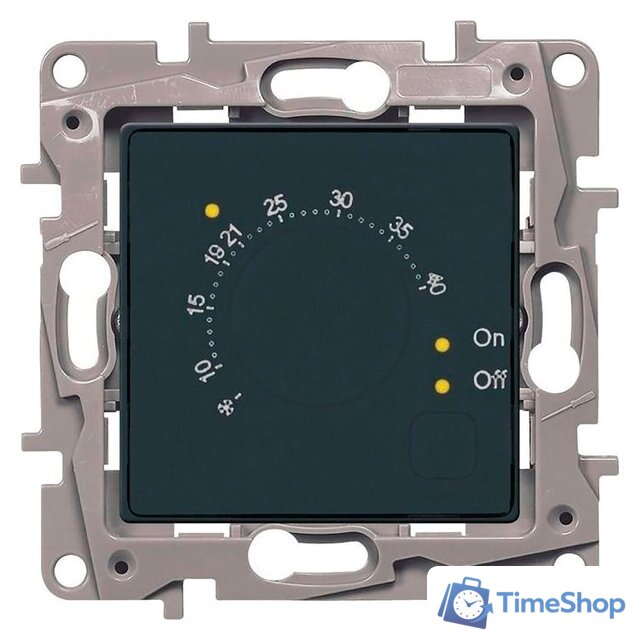 Терморегулятор Legrand Etika 672630 (антрацит) - Изображение №1 — Интернет-магазин Time-Shop
