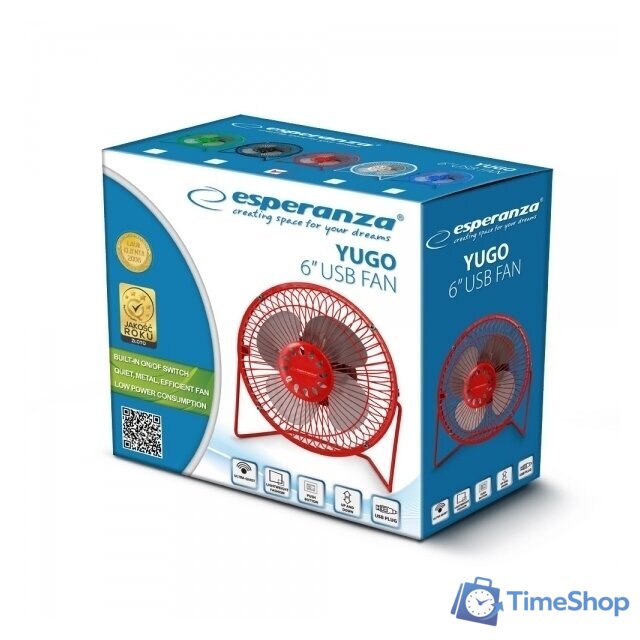 Вентилятор Esperanza EA149R - Изображение №2 — Интернет-магазин Time-Shop