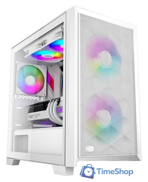 Корпус PCCooler C3D310 ARGB (белый) - Изображение №2 — Интернет-магазин Time-Shop
