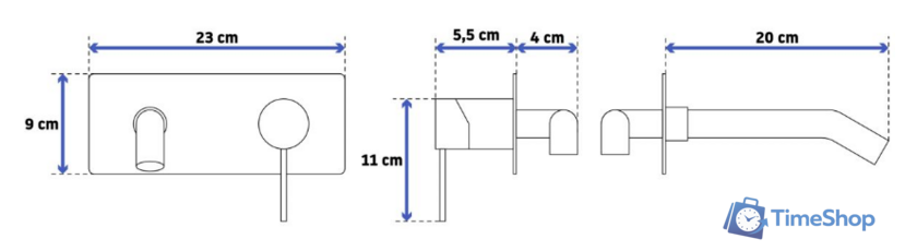 Смеситель Rea Viva REA-B0231 (черный) - Изображение №6 — Интернет-магазин Time-Shop