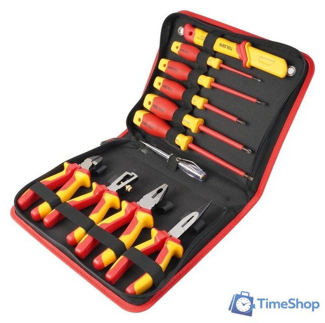 Универсальный набор инструментов Tolsen TTV83411 (11 предметов) - Изображение №2 — Интернет-магазин Time-Shop