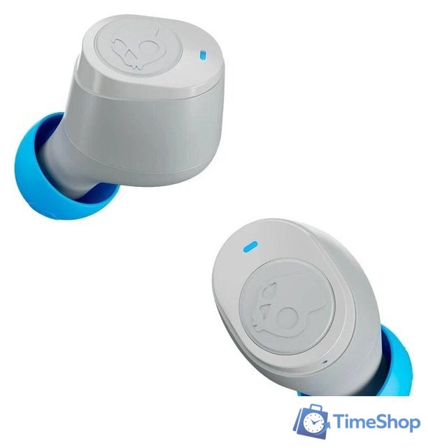 Наушники Skullcandy Jib True (светло-серый/синий) - Изображение №3 — Интернет-магазин Time-Shop