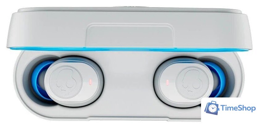 Наушники Skullcandy Jib True (светло-серый/синий) - Изображение №7 — Интернет-магазин Time-Shop