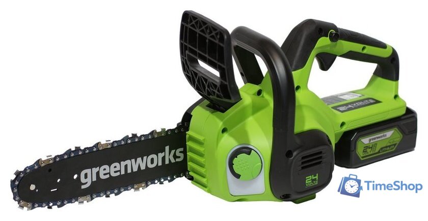 Аккумуляторная пила Greenworks G24CS25K8 2007707UH (с 1-им АКБ 8 Ач) - Изображение №1 — Интернет-магазин Time-Shop