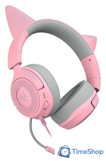 Наушники Razer Kraken Kitty V3 X Pro (розовый) - Изображение №4 — Интернет-магазин Time-Shop