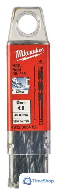 Набор сверл Milwaukee 4932363482 (10 предметов) - Изображение №1 — Интернет-магазин Time-Shop