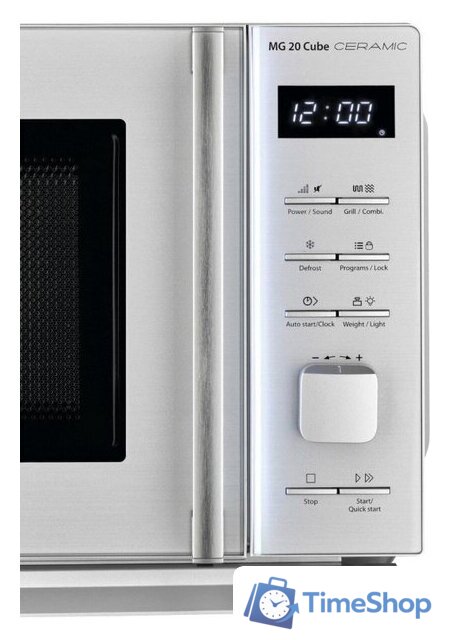 Микроволновая печь CASO MG 20 Cube Ceramic - Изображение №5 — Интернет-магазин Time-Shop