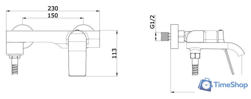 Смеситель Vieir V343531-G - Изображение №2 — Интернет-магазин Time-Shop