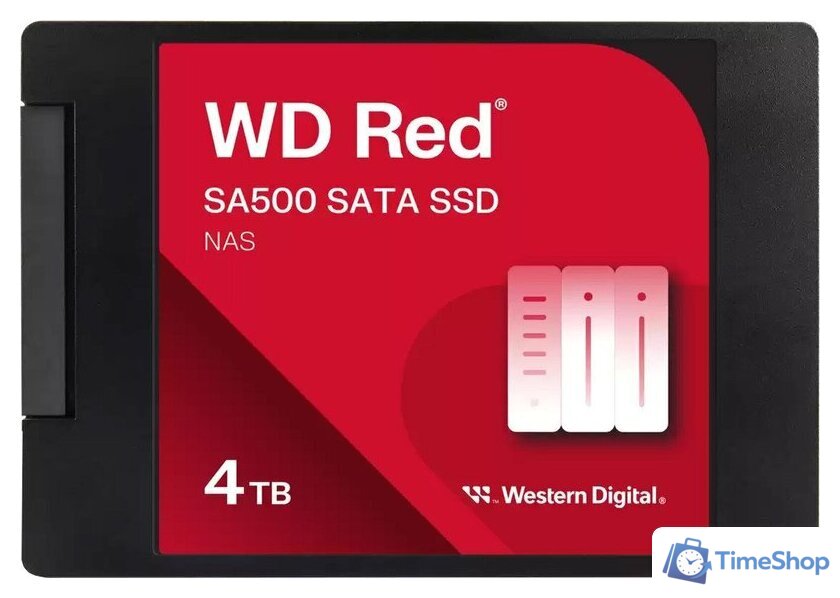 SSD WD Red SA500 NAS 4TB WDS400T2R0A - Изображение №1 — Интернет-магазин Time-Shop