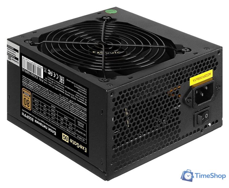 Блок питания ExeGate 800PPH 80 Plus Bronze EX282156RUS-OEM - Изображение №2 — Интернет-магазин Time-Shop