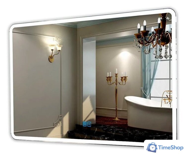  Пекам Зеркало Marta 1 100x80 marta1-100x80sp (с подсветкой, подогревом и сенсором на прикосновение) - Изображение №1 — Интернет-магазин Time-Shop