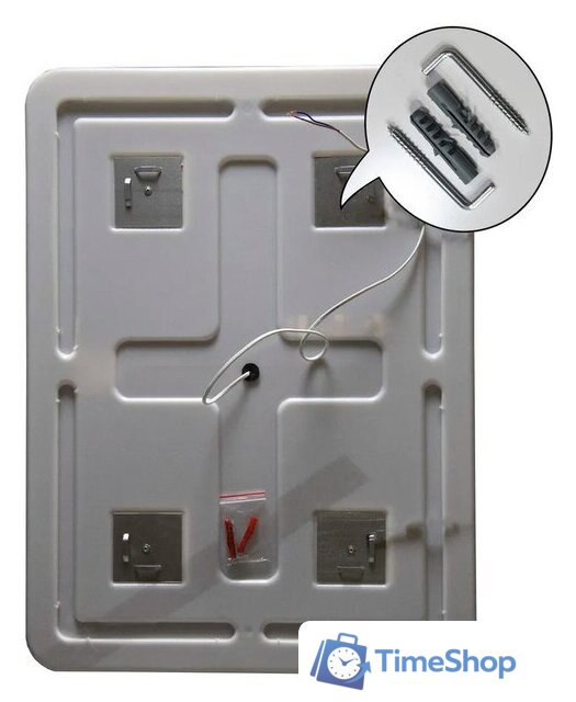  Пекам Зеркало Marta 1 100x80 marta1-100x80sp (с подсветкой, подогревом и сенсором на прикосновение) - Изображение №2 — Интернет-магазин Time-Shop